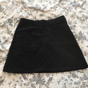 Urban Outfitters BDG black denim a-line mini skirt